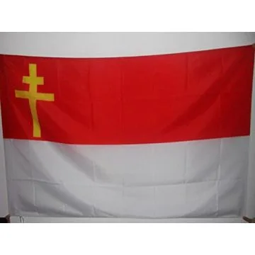 DRAPEAU RÍ?PUBLIQUE D\'ALSACE LORRAINE 150x90cm - DRAPEAU 1Í?RE GUERRE MONDIALE 1918 90 x 150 cm Fourreau pour hampe