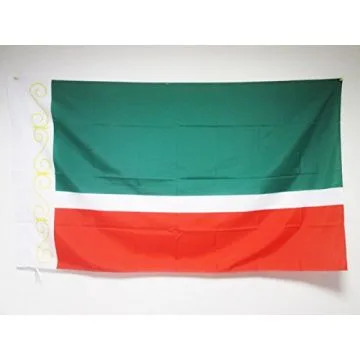 DRAPEAU TCHÍ?TCHÍ?NIE 150x90cm - DRAPEAU RÍ?PUBLIQUE TCHÍ?TCHÍ?NE 90 x 150 cm Fourreau pour hampe