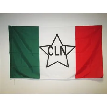 DRAPEAU ITALIE COMITÍ? DE LIBÍ?RATION NATIONAL 150x90cm - DRAPEAU ITALIEN RÍ?SISTANCE - CLN 90 x 150 cm Fourreau pour hampe