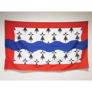 DRAPEAU HAUTE-VIENNE 150x90cm - DRAPEAU DÍ?PARTEMENT FRANÍ?AIS - LIMOUSIN 90 x 150 cm Fourreau pour hampe