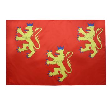 DRAPEAU DORDOGNE 150x90cm - DRAPEAU DÍ?PARTEMENT FRANÍ?AIS - AQUITAINE 90 x 150 cm Fourreau pour hampe