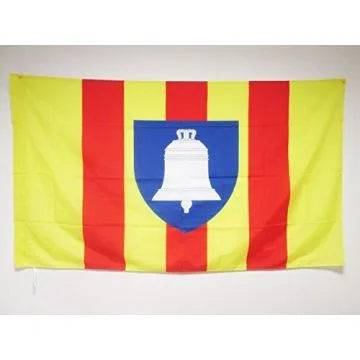 DRAPEAU ARIÍ?GE 150x90cm - DRAPEAU DÍ?PARTEMENT FRANÍ?AIS - MIDI-PYRÍ?NÍ?ES 90 x 150 cm Fourreau pour hampe
