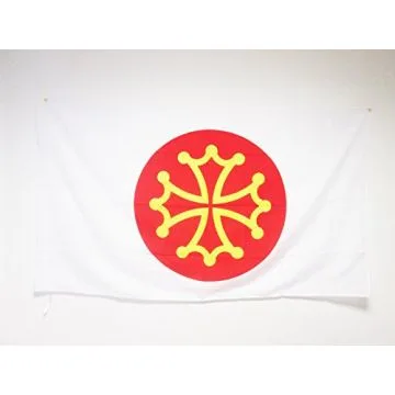 DRAPEAU HÍ?RAULT 150x90cm - DRAPEAU DÍ?PARTEMENT FRANÍ?AIS - LANGUEDOC-ROUSSILLON 90 x 150 cm Fourreau pour hampe
