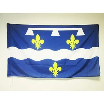 DRAPEAU LOIRET 150x90cm - DRAPEAU DÍ?PARTEMENT FRANÍ?AIS - CENTRE 90 x 150 cm Fourreau pour hampe