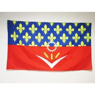 DRAPEAU SEINE-SAINT-DENIS 150x90cm - DRAPEAU DÍ?PARTEMENT FRANÍ?AIS - Í?LE-DE-FRANCE 90 x 150 cm Fourreau pour hampe