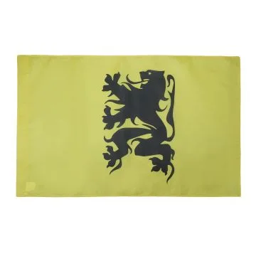 DRAPEAU FLANDRE COMBAT FLAMAND 150x90cm - DRAPEAU MOUVEMENT FLAMAND 90 x 150 cm Fourreau pour hampe