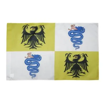 DRAPEAU DUCHÍ? DE MILAN 1395-1796 150x90cm - DRAPEAU DUCATO DI MILANO 90 x 150 cm Fourreau pour hampe