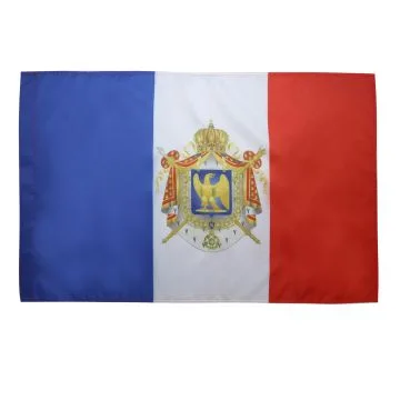 DRAPEAU FRANCE SECOND EMPIRE 1852-1870 150x90cm - DRAPEAU FRANÍ?AIS - NAPOLEON III 90 x 150 cm Fourreau pour hampe