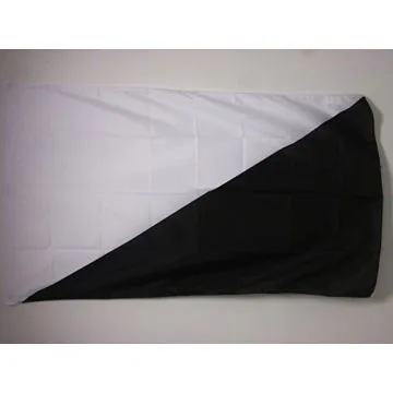 DRAPEAU ANARCHO-PACIFISME 150x90cm - DRAPEAU ANARCHISTE - ANARCHISME NON VIOLENT 90 x 150 cm Fourreau pour hampe