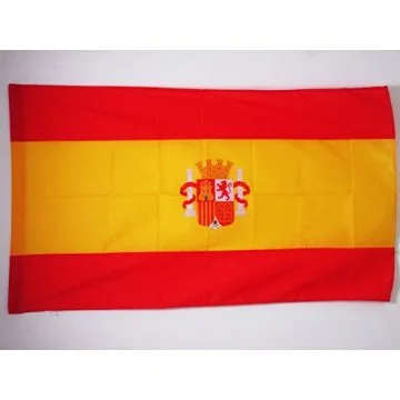 DRAPEAU ESPAGNE NATIONALISTE 1936-1938 150x90cm - DRAPEAU NATIONALISTES ESPAGNOLS 90 x 150 cm Fourreau pour hampe