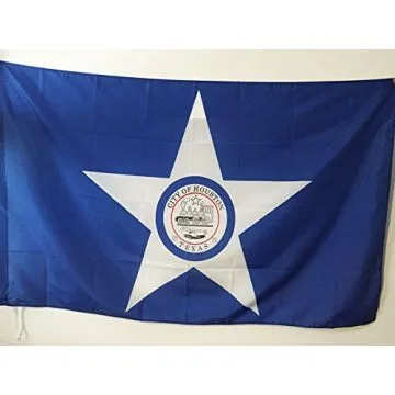 DRAPEAU HOUSTON 150x90cm - DRAPEAU VILLE DE HOUSTON - TEXAS 90 x 150 cm Fourreau pour hampe