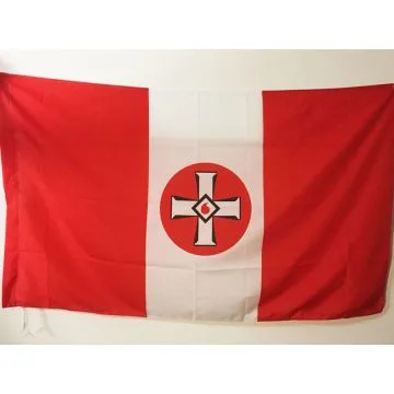 DRAPEAU KU KLUX KLAN 150x90cm - DRAPEAU DU KKK 90 x 150 cm Fourreau pour hampe