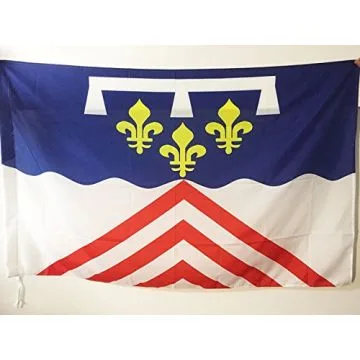 DRAPEAU EURE-ET-LOIR 150x90cm - DRAPEAU DÍ?PARTEMENT EURÍ?LIEN 90 x 150 cm Fourreau pour hampe
