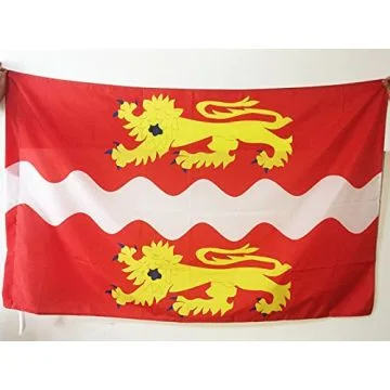 DRAPEAU SEINE MARITIME 150x90cm - DRAPEAU DÍ?PARTEMENT SEINOMARIN 90 x 150 cm Fourreau pour hampe