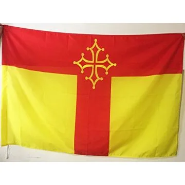 DRAPEAU TARN 150x90cm - DRAPEAU DÍ?PARTEMENT TARNAIS 90 x 150 cm Fourreau pour hampe