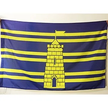 DRAPEAU TERRITOIRE DE BELFORT 150x90cm - DRAPEAU DÍ?PARTEMENT BELFORTAIN 90 x 150 cm Fourreau pour hampe