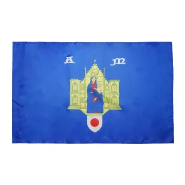 DRAPEAU MONTPELLIER 150x90cm - DRAPEAU MONTPELLIERAIN 90 x 150 cm Fourreau pour hampe