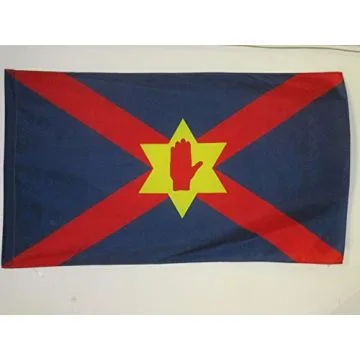 DRAPEAU ULSTER NATION 150x90cm - DRAPEAU NATIONALISTE NORD-IRLANDAIS - IRLANDE DU NORD 90 x 150 cm Fourreau pour hampe