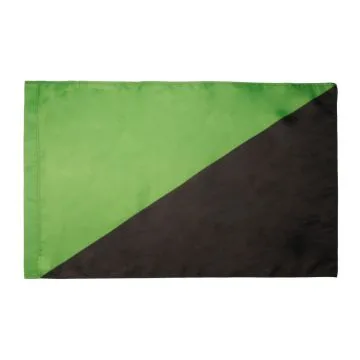DRAPEAU ANARCHO-PRIMITIVISME 150x90cm - DRAPEAU ANARCHISME VERT EN ANARCHIE 90 x 150 cm Fourreau pour hampe