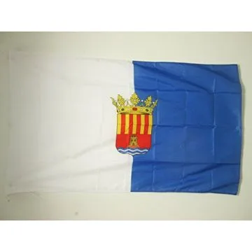 DRAPEAU PROVINCE Dâ??ALICANTE 150x90cm - DRAPEAU ALICANTE EN COMMUNAUTÍ? VALENCIENNE 90 x 150 cm Fourreau pour hampe