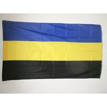 DRAPEAU PROVINCE DE GUELDRE 150x90cm - DRAPEAU GELDERLAND AUX PAYS-BAS 90 x 150 cm Fourreau pour hampe