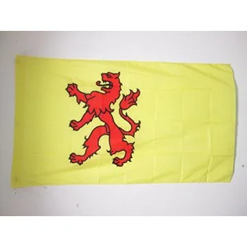 DRAPEAU PROVINCE DE HOLLANDE-MÍ?RIDIONALE 150x90cm - DRAPEAU ZUID-HOLLAND AUX PAYS-BAS 90 x 150 cm Fourreau pour hampe