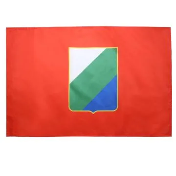 DRAPEAU ABRUZZES 150x90cm - DRAPEAU ABRUZZO - ITALIE 90 x 150 cm Fourreau pour hampe