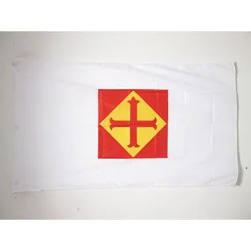 DRAPEAU CONFÍ?DÍ?RATION ESPAGNOLE DES DROITES AUTONOMES 150x90cm - DRAPEAU CEDA - GUERRE D\'ESPAGNE 90 x 150 cm Fourreau pour hampe