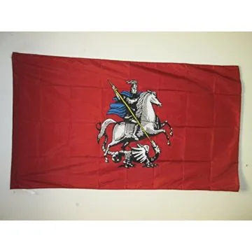 DRAPEAU MOSCOU 150x90cm - DRAPEAU MOSCOVITE - RUSSIE 90 x 150 cm Fourreau pour hampe