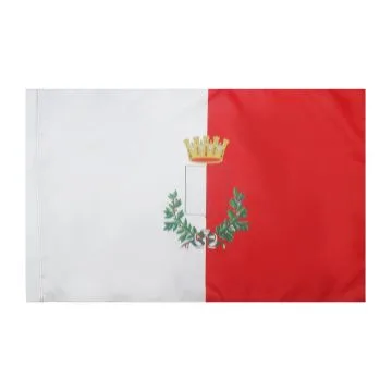 DRAPEAU BARI 150x90cm - DRAPEAU VILLE DE BARI 90 x 150 cm Fourreau pour hampe