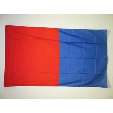 DRAPEAU CATANE 150x90cm - DRAPEAU CATANIA EN SICILE 90 x 150 cm Fourreau pour hampe