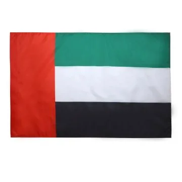 DRAPEAU FUJAÏRAH 150x90cm - DRAPEAU FUJAIRAH AUX Í?MIRATS ARABES UNIS 90 x 150 cm Fourreau pour hampe