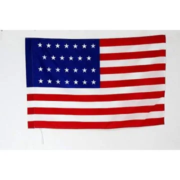 Drapeau Etats-Unis 1845-1846 27 étoiles 150x90cm - Drapeau américain ancien 90 x 150 cm Fourreau pour hampe