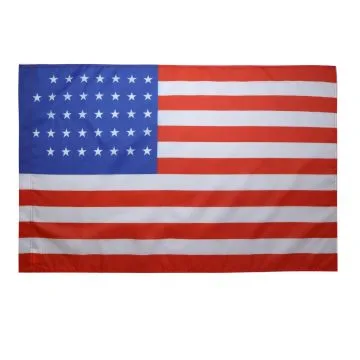 Drapeau Etats-Unis 1867-1877 37 étoiles 150x90cm - Drapeau américain ancien 90 x 150 cm Fourreau pour hampe