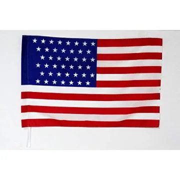 Drapeau Etats-Unis 1890-1891 43 étoiles 150x90cm - Drapeau américain ancien 90 x 150 cm Fourreau pour hampe