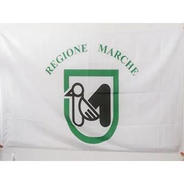 DRAPEAU MARCHES 150x90cm - DRAPEAU MARCHE - ITALIE 90 x 150 cm Fourreau pour hampe