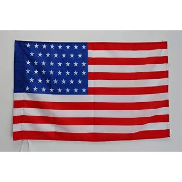 Drapeau Etats-Unis 1908-1912 46 étoiles 150x90cm - Drapeau américain ancien 90 x 150 cm Fourreau pour hampe