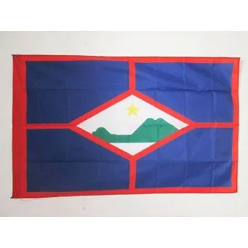 DRAPEAU SAINT-EUSTACHE 150x90cm - DRAPEAU DE STATIA 90 x 150 cm Fourreau pour hampe