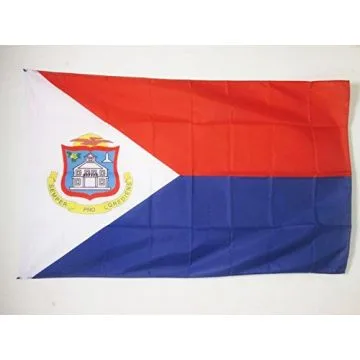 DRAPEAU PAYS DE SAINT-MARTIN 150x90cm - DRAPEAU DU ROYAUME DES PAYS-BAS 90 x 150 cm Fourreau pour hampe