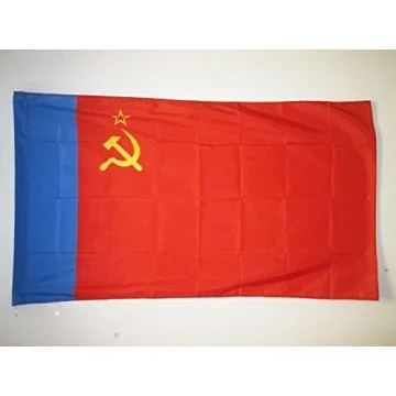 DRAPEAU RUSSIE RSFSR 1954-1991 150x90cm - DRAPEAU DE LA RSFSR EN URSS 90 x 150 cm Fourreau pour hampe