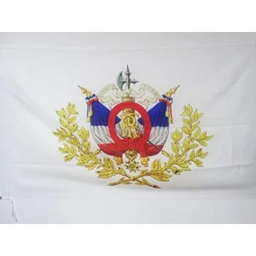 DRAPEAU ARMOIRIES FRANCE 3Í?ME RÍ?PUBLIQUE 150x90cm - DRAPEAU FRANÍ?AIS EMBLÍ?ME 1898 90 x 150 cm Fourreau pour hampe