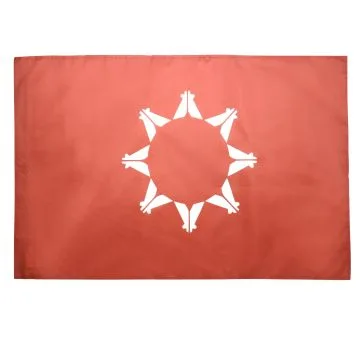 Drapeau Sioux Oglala du Dakota du Sud 150x90cm - Drapeau amérindien 90 x 150 cm Fourreau pour hampe