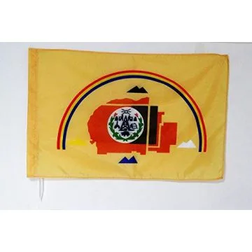 Drapeau Navajos 150x90cm - Drapeau amérindien Navahos 90 x 150 cm Fourreau pour hampe