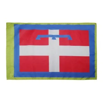 DRAPEAU PIÍ?MONT 150x90cm - DRAPEAU PIEMONTE - ITALIE 90 x 150 cm Fourreau pour hampe
