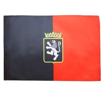 DRAPEAU VALLÍ?E D\'AOSTE AVEC ARMES 150x90cm - DRAPEAU VALLE D\'AOSTA ARMOIRIES - ITALIE 90 x 150 cm Fourreau pour hampe