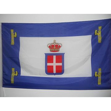 DRAPEAU ITALIE AFRIQUE ORIENTALE 150x90cm - DRAPEAU VICERÍ? DELL\'AFRICA ORIENTALE ITALIANA 90 x 150 cm Fourreau pour hampe