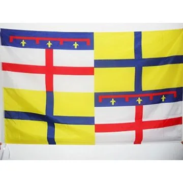 DRAPEAU RÍ?GION ITALIE EMILIE 150x90cm - DRAPEAU REGIONE STORICA EMILIA 90 x 150 cm Fourreau pour hampe