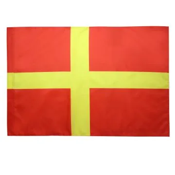 Drapeau Scanie indépendantiste en Suède 150x90cm - Drapeau du comté de Skåne 90 x 150 cm Fourreau pour hampe