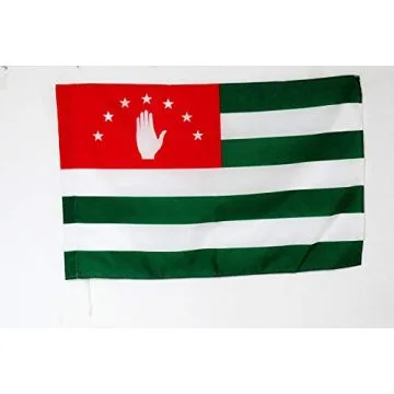 Drapeau Abkhazie en Géorgie 150x90cm - Drapeau abkhaze 90 x 150 cm Fourreau pour hampe