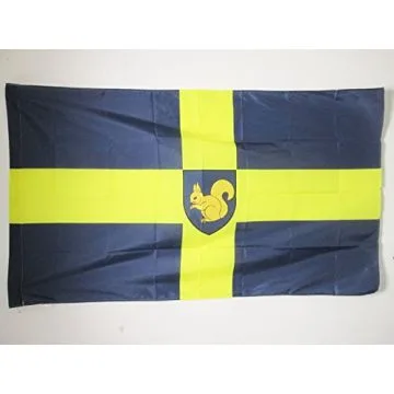 DRAPEAU FONDATION DE L\'ORDRE DES CHEVALIERS DE RONDMONS 150x90cm - DRAPEAU DE Lâ??OCR 90 x 150 cm Fourreau pour hampe